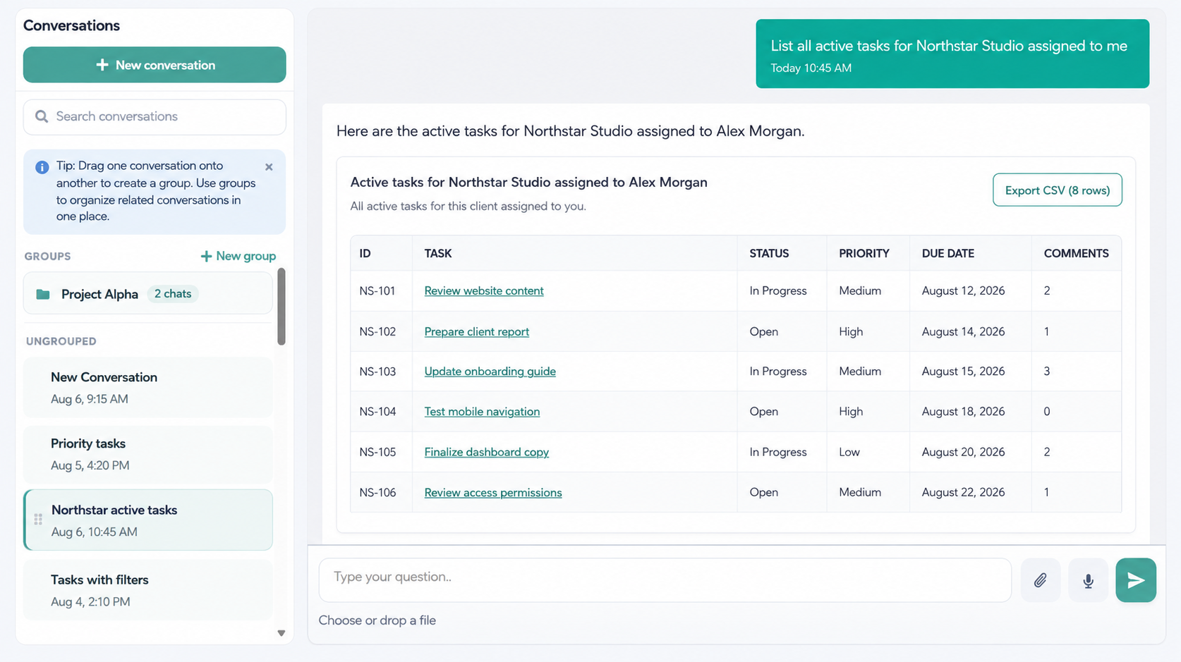 Export Data from Bizman