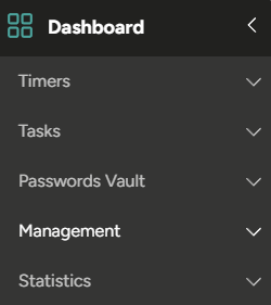 bizman Dashboard Sidebar Menu Update
