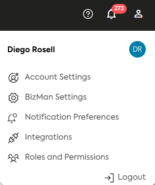 Bizman 1.38.2 New Notification Preferences
