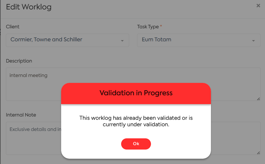 stronger worklog validation